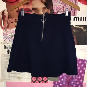 Forever 21 Front Zip Mini Skirt